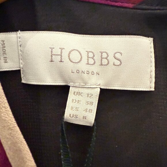 Hobbs Long Sleeve Dress New NWT 8 Multi-Colored - Picture 9 of 11